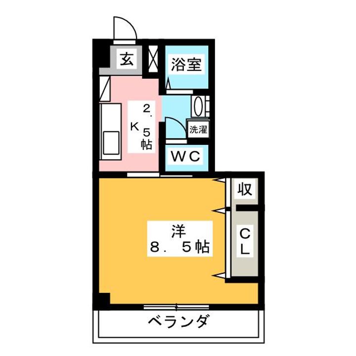 グリーンコート羽島の間取り