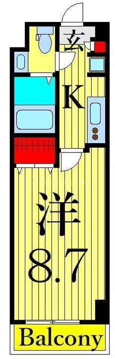 東京都葛飾区青戸5(マンション)の賃貸物件の間取り