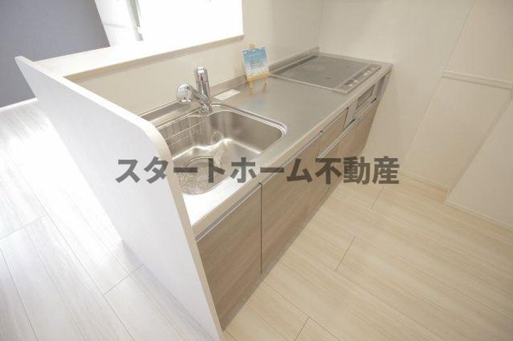 徳島県徳島市南庄町4(アパート)の賃貸物件のキッチン