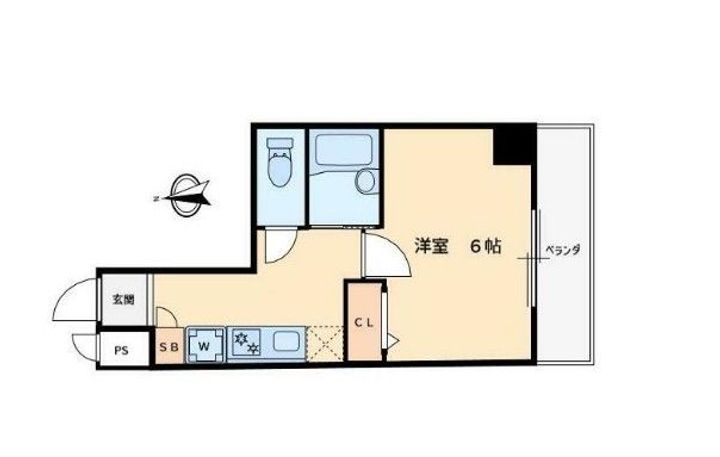 コンテント府中の間取り