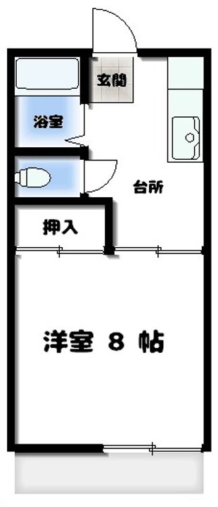 コーポおいかわの間取り