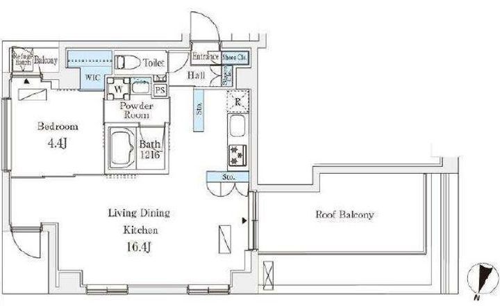 フルハウス飯田橋の間取り