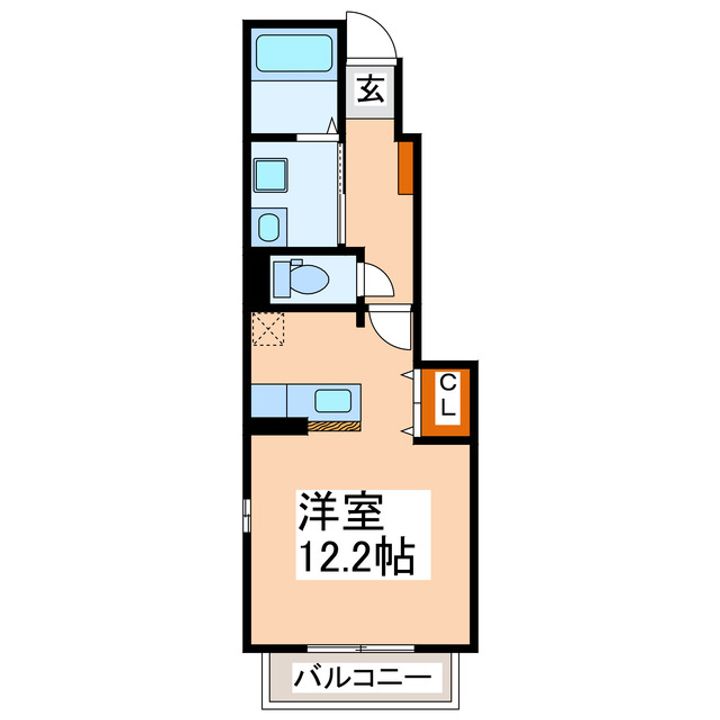 ムーンヒル水前寺の間取り