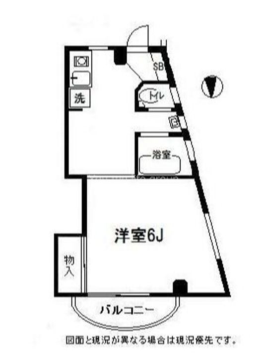 秋葉町マンションの間取り