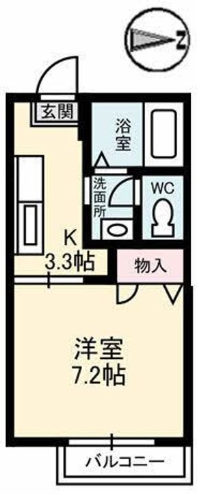 アルカディア I棟の間取り