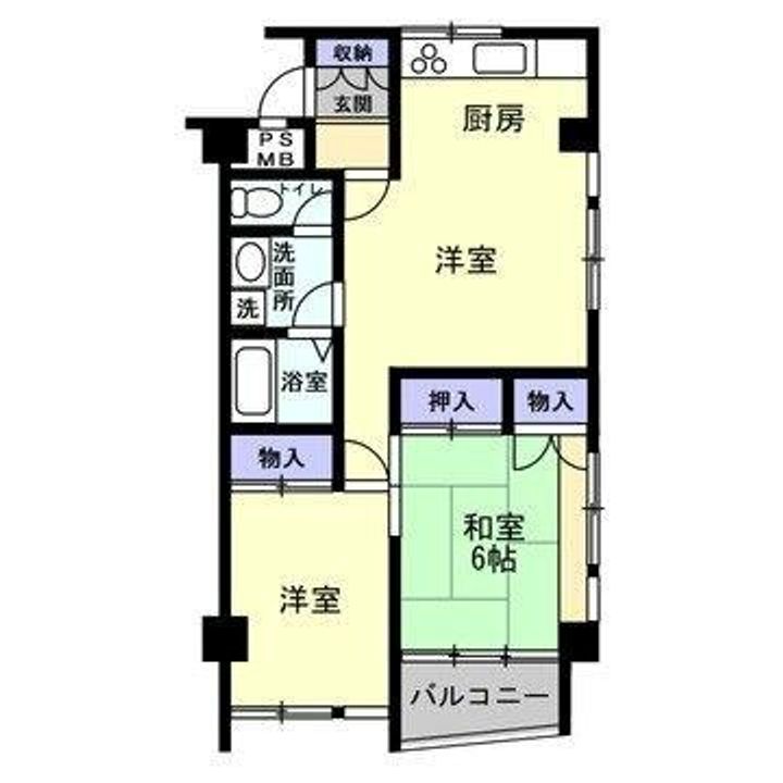 ドミール五番町の間取り