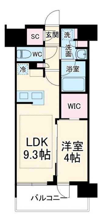 サンクレイドル川口並木の間取り