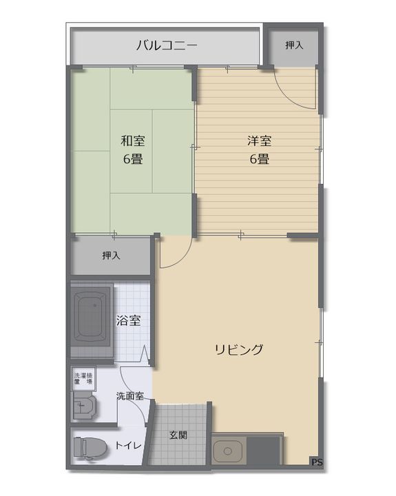 サウスタウン石垣の間取り