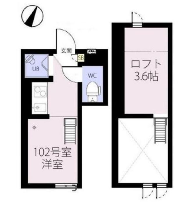 RIZEST初台(ライゼスト初台)の間取り