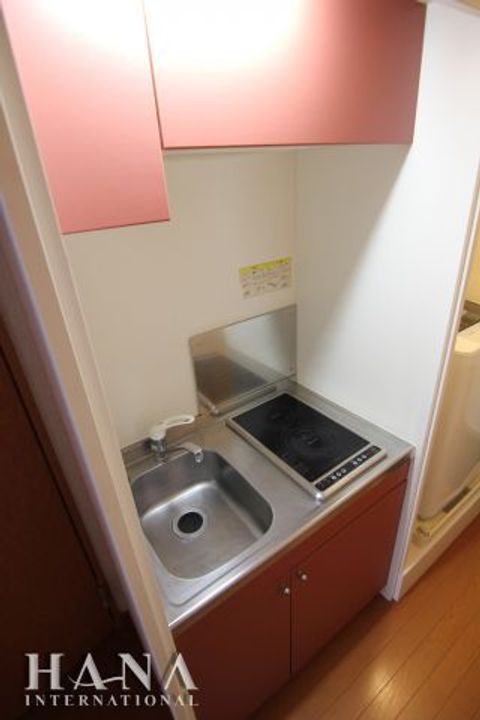 レオパレスグリーンハイツ4号のキッチン