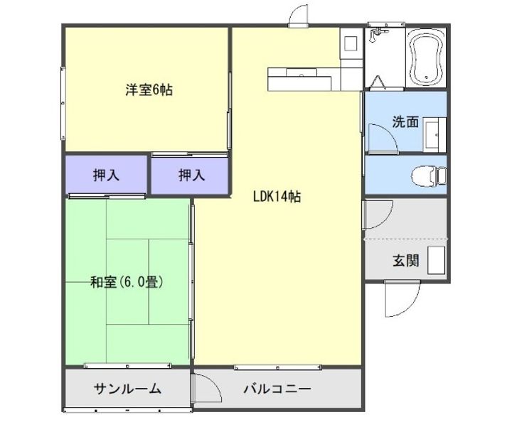 クォリティパークCの間取り