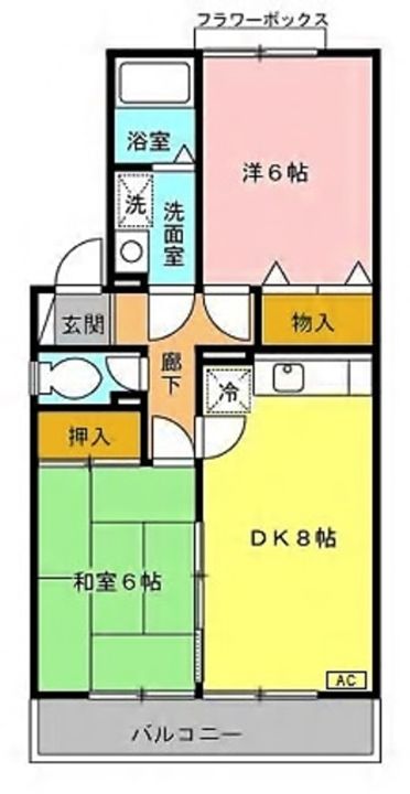 ヒルサイドタウンABの間取り
