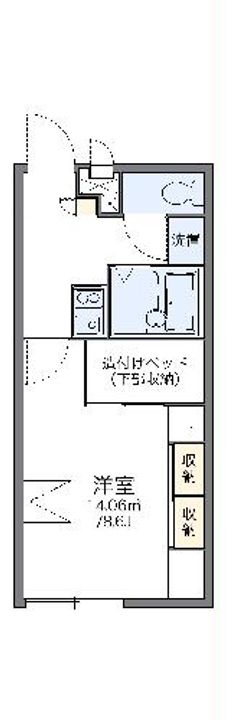 レオパレス小諏訪の間取り