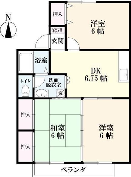 ライフステージIの間取り