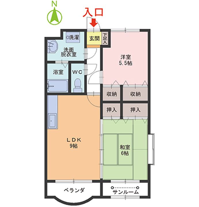 メゾン・ラフィーネの間取り