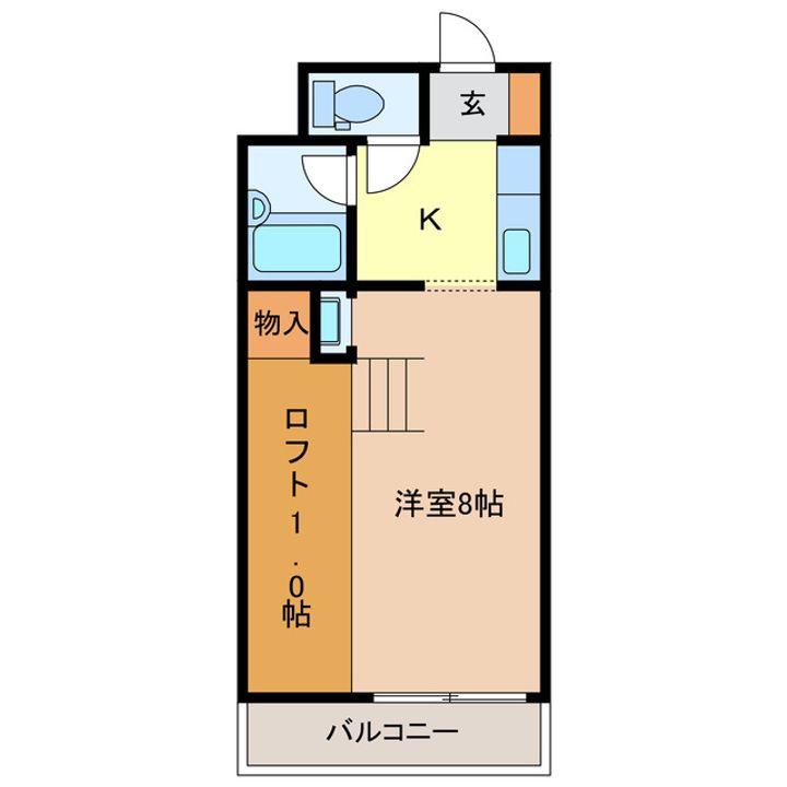 メゾン北寺の間取り