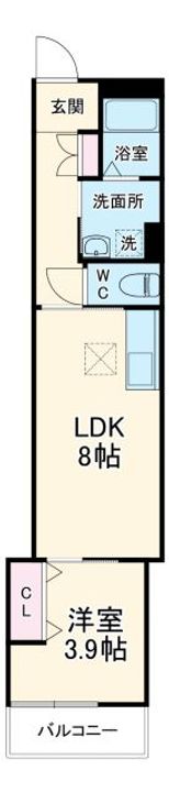 ペルル穴川の間取り