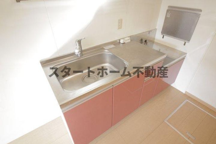 徳島県徳島市南島田町1(アパート)の賃貸物件のキッチン