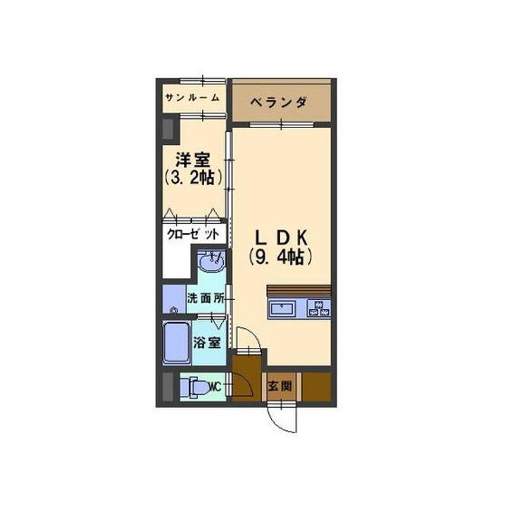 エダーゴパレスI(EDAGO PALACEI)の間取り