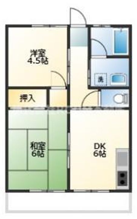 誠コーポIの間取り