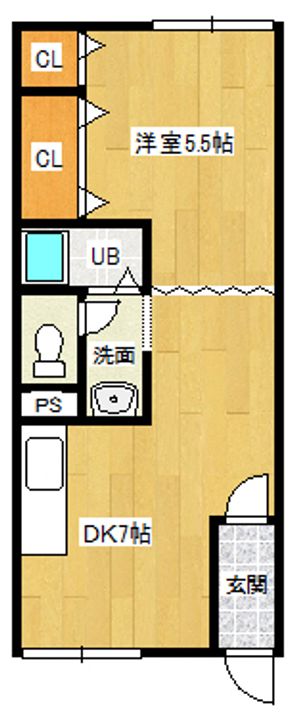 ガルテンラウベの間取り