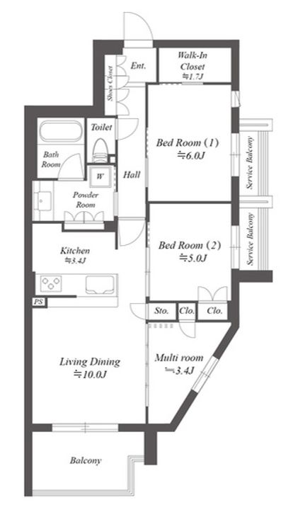 ザ・ケンジントン・レジデンス上池台の間取り