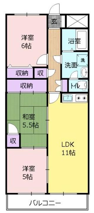 メゾンエトワールの間取り