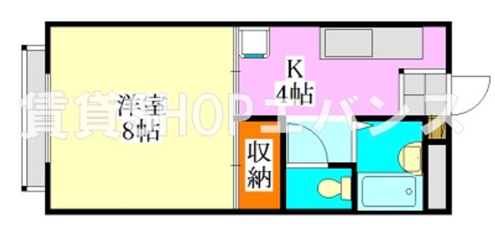 コーポ川島第五の間取り