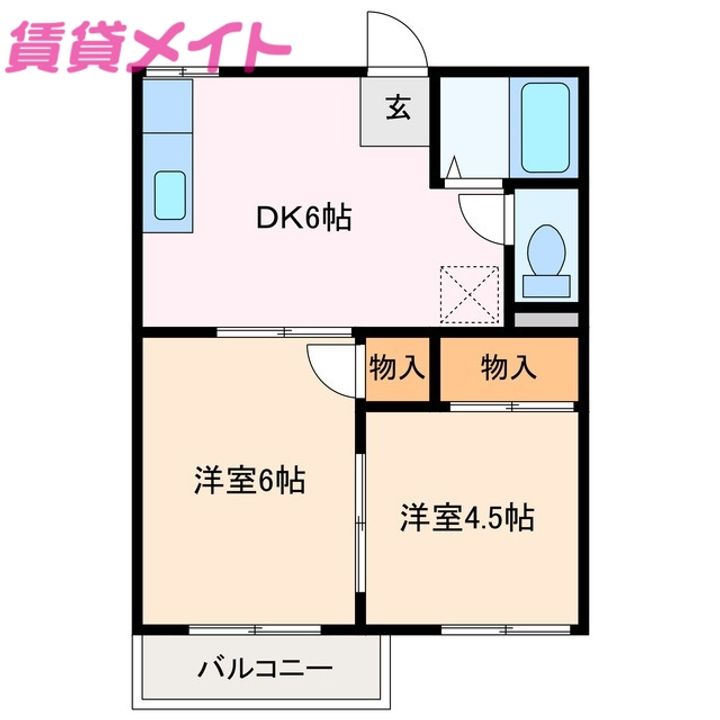 ルフラン貴城の間取り