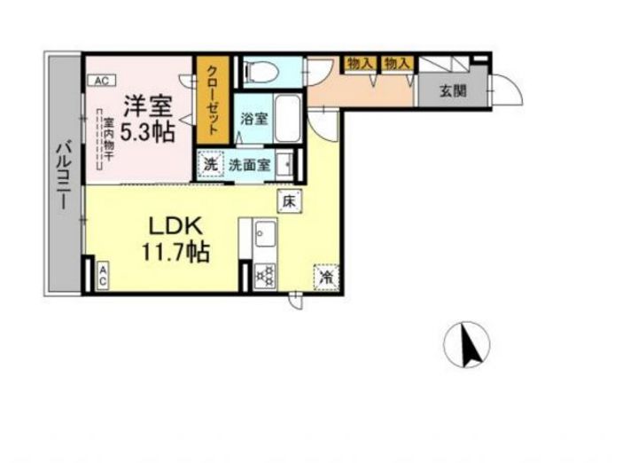 エスペリア高座渋谷の間取り