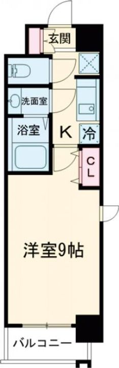 大阪府堺市堺区陵西通(マンション)の賃貸物件の間取り