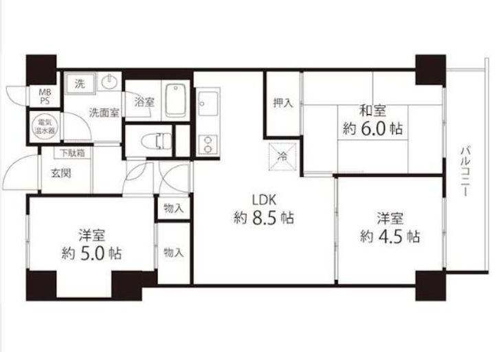 目白ガーデニアの間取り