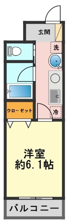 東京都葛飾区亀有4(マンション)の賃貸物件の間取り