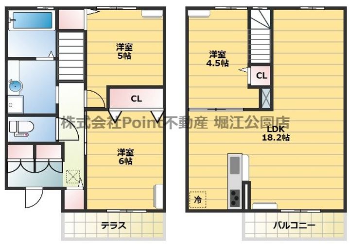 大阪府大阪市城東区天王田(一戸建)の賃貸物件の間取り