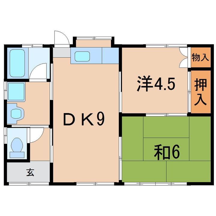 福島県福島市鎌田字橋本(一戸建)の賃貸物件の間取り