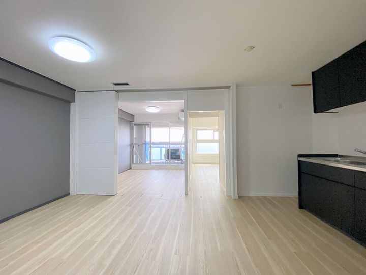 夢野ハイタウン3号棟の居間