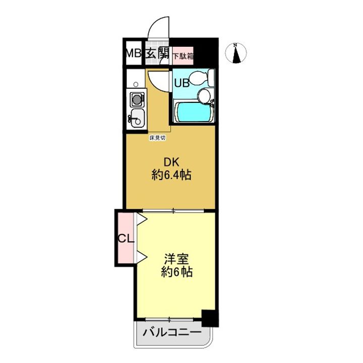 ダイアパレス高崎中央の間取り