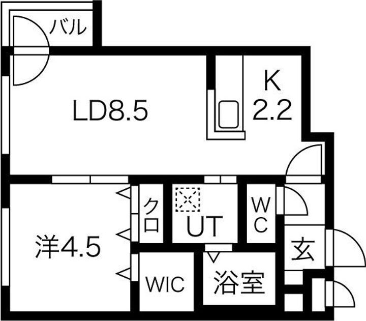 Arvita発寒(アルヴィータ)の間取り