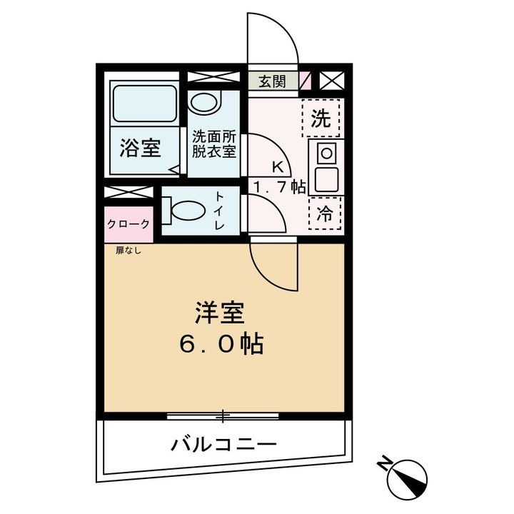 神奈川県横浜市磯子区杉田1(アパート)の賃貸物件の間取り