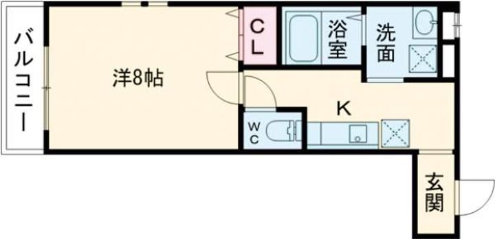 大阪府堺市西区上野芝町4(アパート)の賃貸物件の間取り