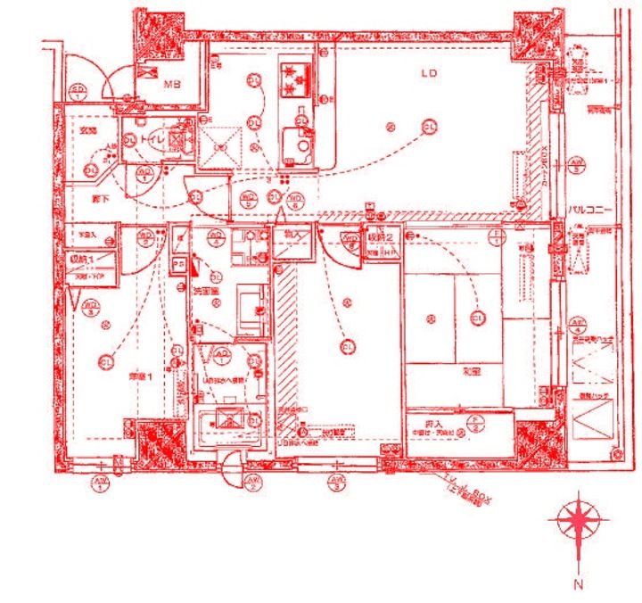 ベイシティコート横浜の間取り