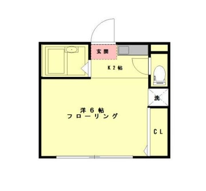 シミズハイツの間取り