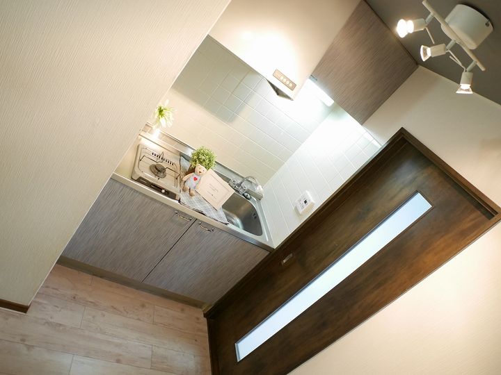 栃木県宇都宮市簗瀬4(マンション)の賃貸物件のキッチン