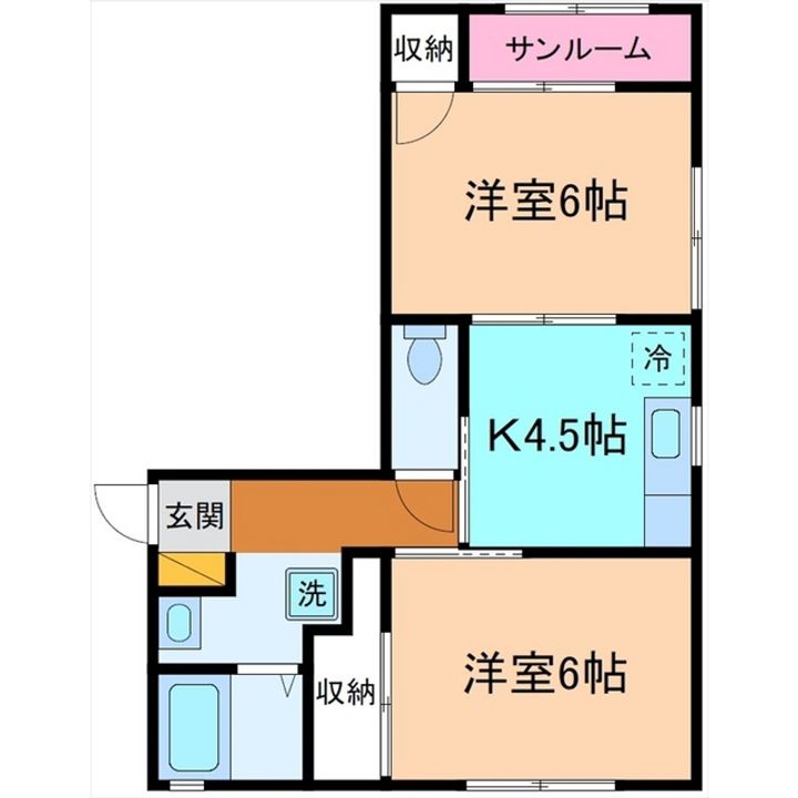 ローランサンYNの間取り