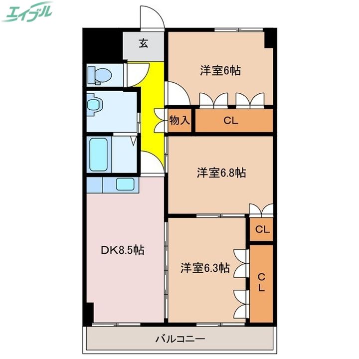 フレアグレイスの間取り