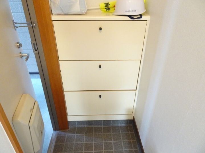 プロムナード Aの玄関