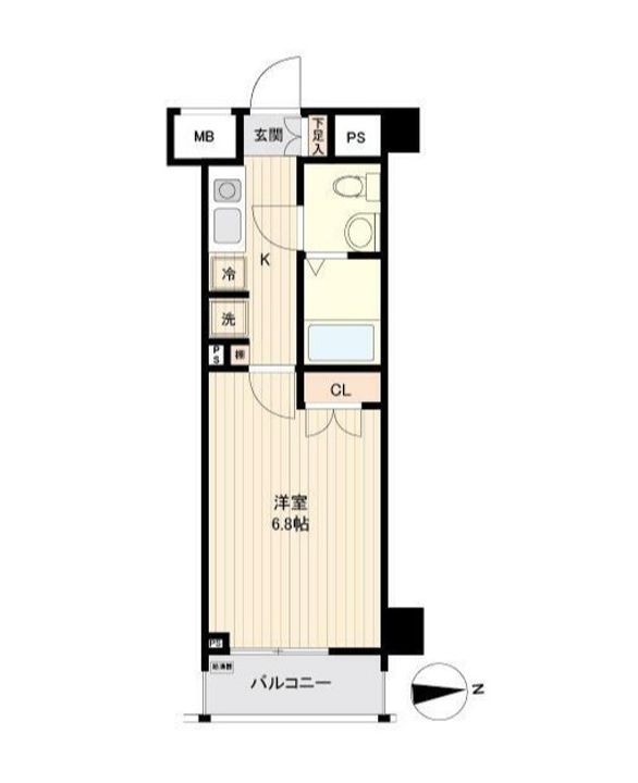 東京都練馬区東大泉2(マンション)の賃貸物件の間取り