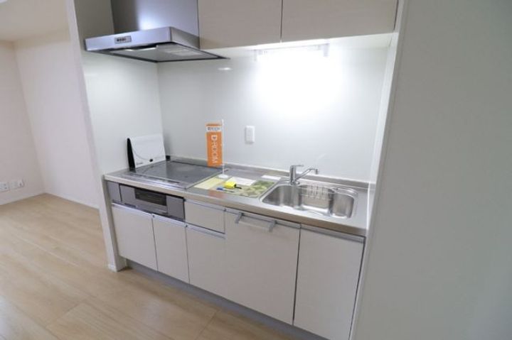 福島県福島市渡利字八幡町(アパート)の賃貸物件のキッチン