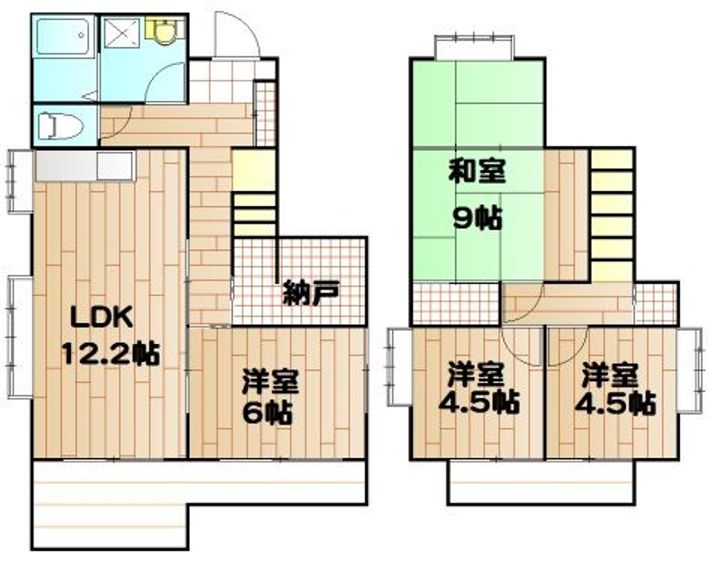 埼玉県鴻巣市広田(一戸建)の賃貸物件の間取り