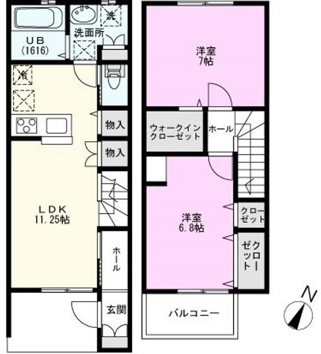 アイリスガーデンの間取り